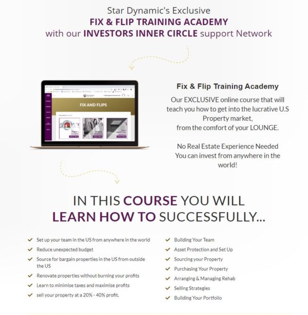 US PROPERTY INVESTING – ONLINE TRAINING COURSE