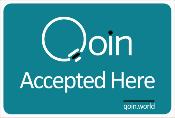 QOIN ACCEPTED HERE – STICKERS