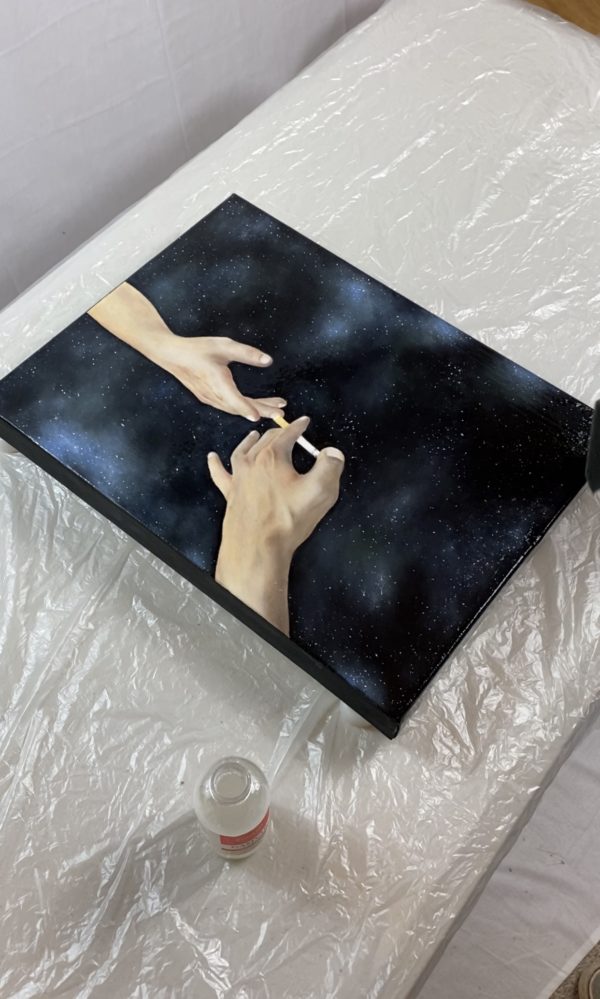 MOMENT IN SPACE “16×12” Original Oil on Canvas
