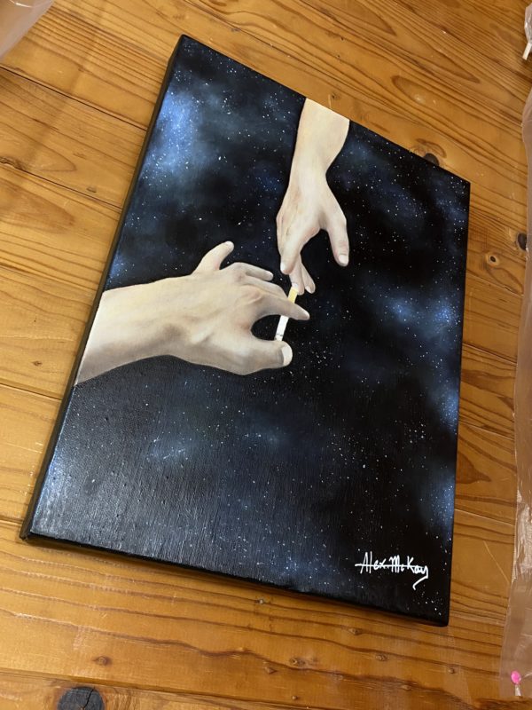 MOMENT IN SPACE “16×12” Original Oil on Canvas