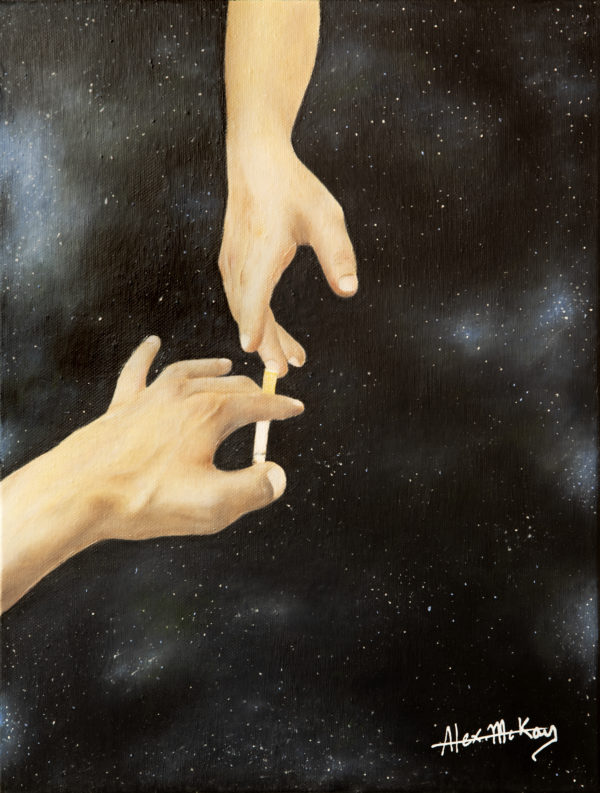 MOMENT IN SPACE “16×12” Original Oil on Canvas