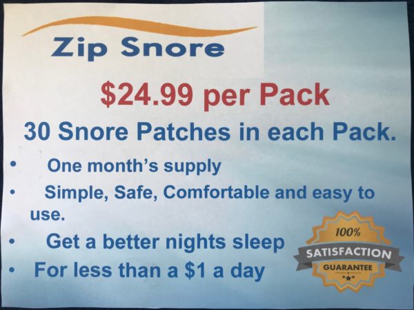 ZIP SNORE