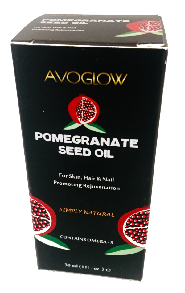 Pomegranate Seed Oil – Anti-ageing – 30 ml bottle from AVOGLOW – $16/bottle
