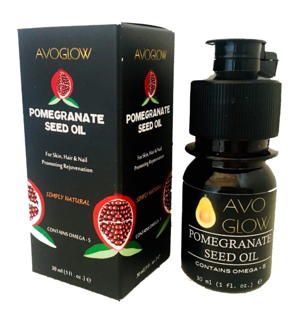 Pomegranate Seed Oil – Anti-ageing – 30 ml bottle from AVOGLOW – $16/bottle