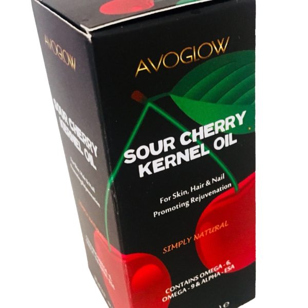SOUR CHERRY KERNEL OIL – Anti-ageing – 30 ml bottle from AVOGLOW – $16/bottle