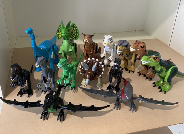 Large Dinosaurs Compatible with Lego