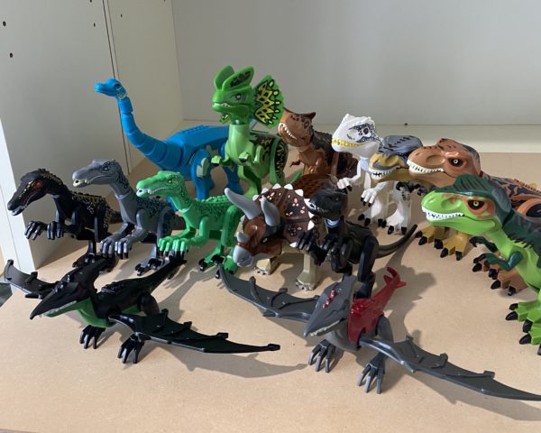 Large Dinosaurs Compatible with Lego