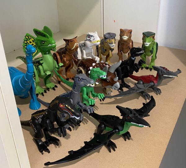 Large Dinosaurs Compatible with Lego