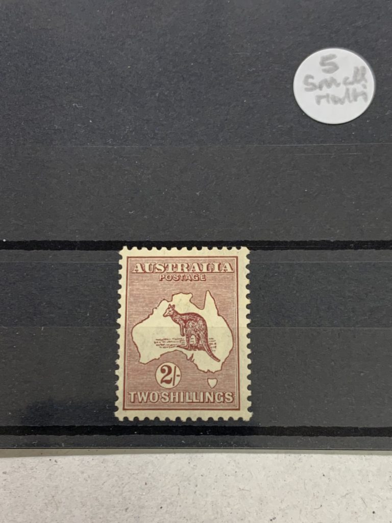 (QS2) Australia 2/- Red Kangaroo Stamp