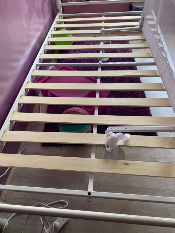 Bunk Bed White with Kids Protection Rail Included