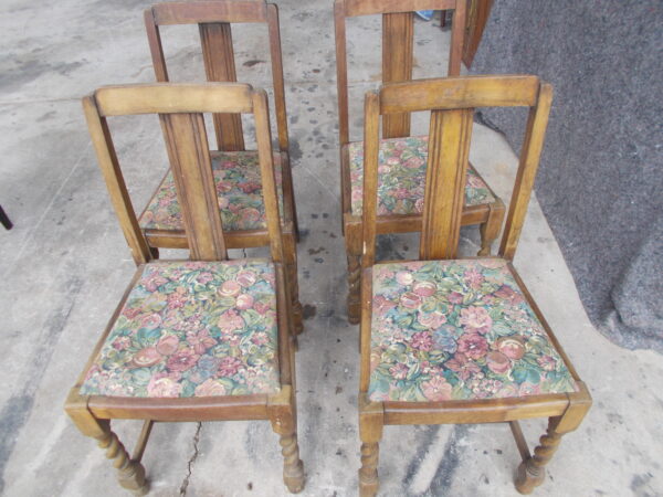 4 X VINTAGE LATE 1800’S EARLY 1900’S CHAIRS GREAT CONDITION $240