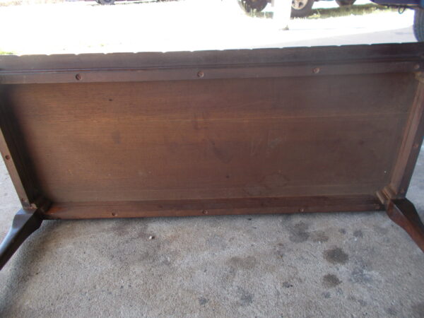 VINTAGE 1930’S/40’S SOLID TIMBER COFFEE TABLE CLAW AND BALL FEET $95.00