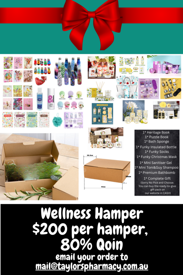 Hassell Free Christmas Gift Hampers. Let us do the worrying and have a beautiful gift box for you to give away. Speak to one of our staff.