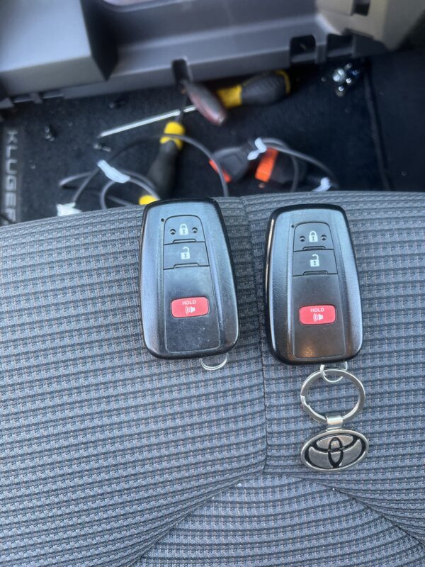 Car key and motorcycle keys